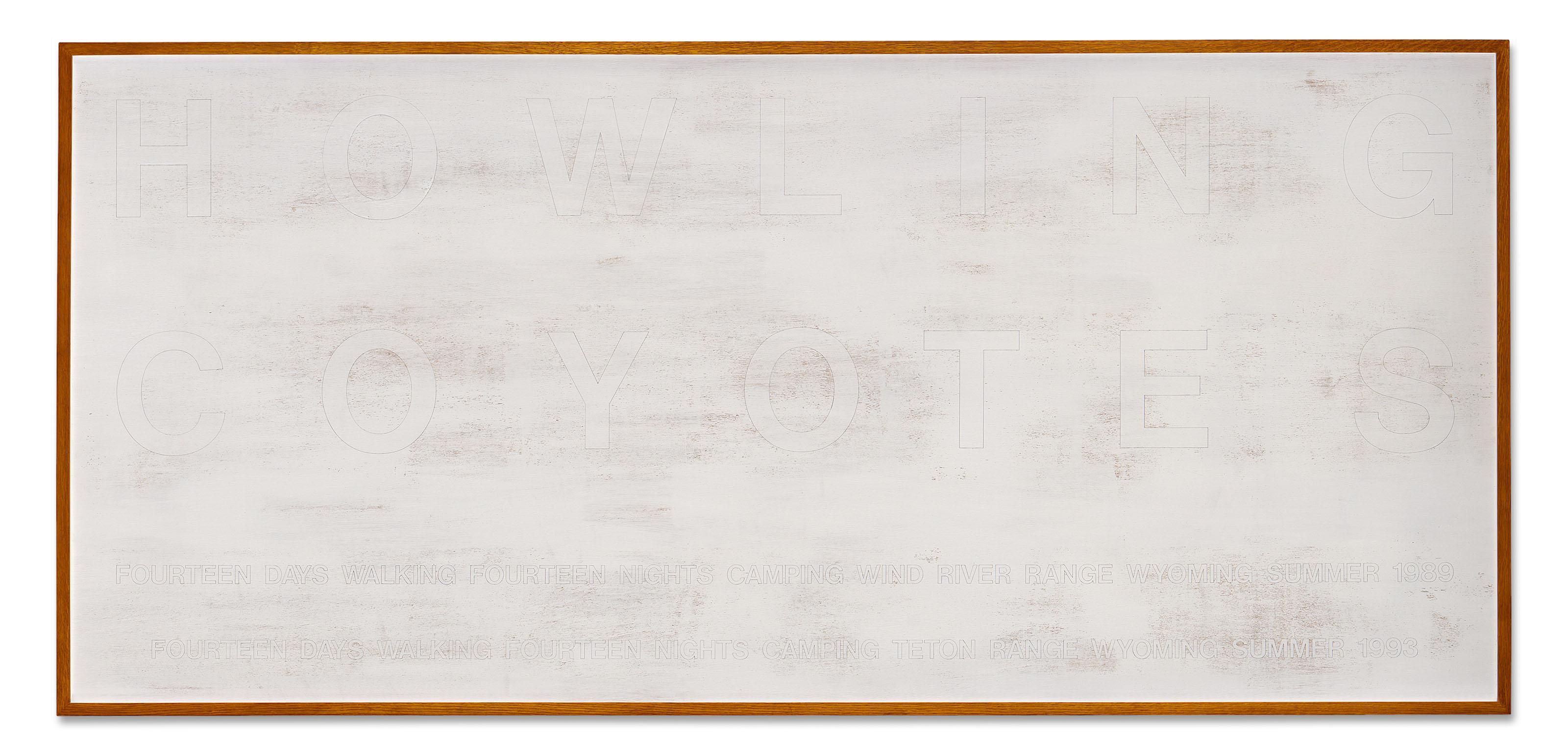 Hamish Fulton - Howling Coyotes