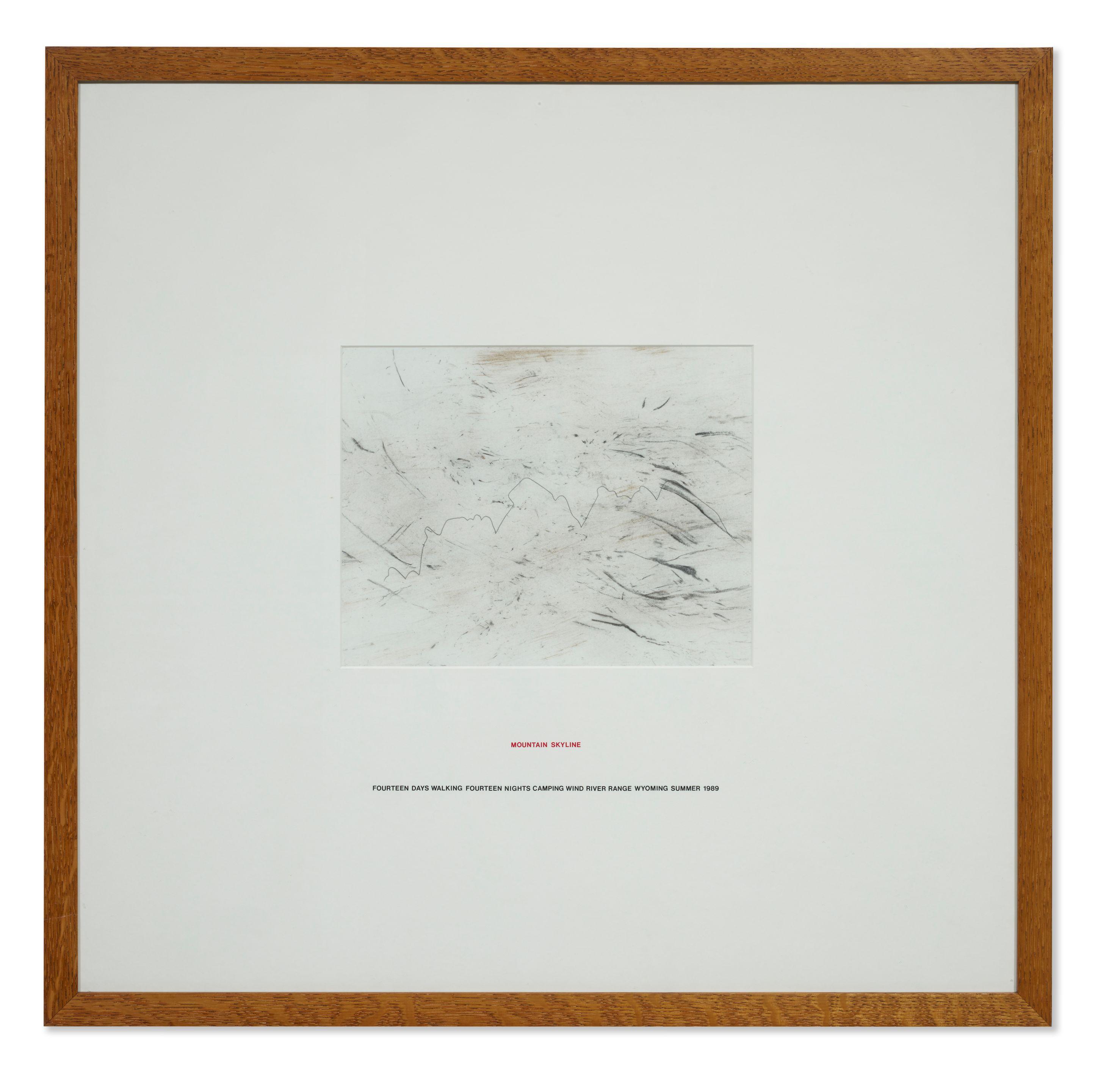 Hamish Fulton - Mountain Skyline