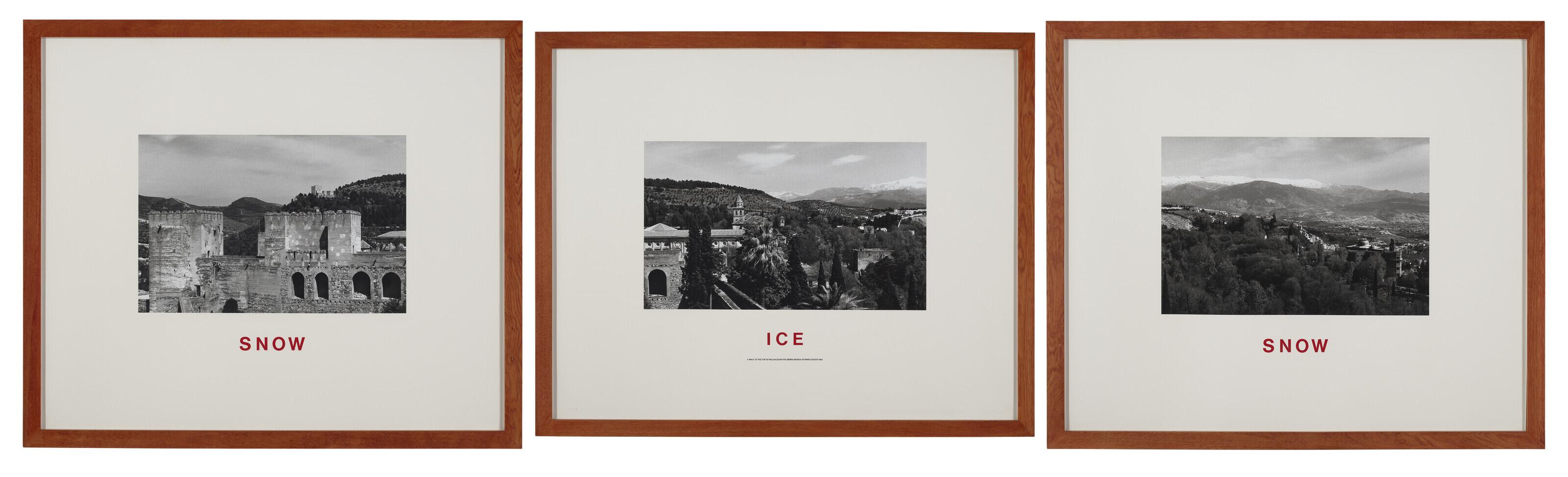 Hamish Fulton - Snow-Ice-Snow (A Walk to the Top of Muchacen in the Sierra Nevada-Spain)