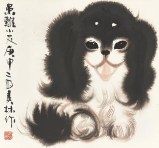 Han Meilin - Dog and Roosters