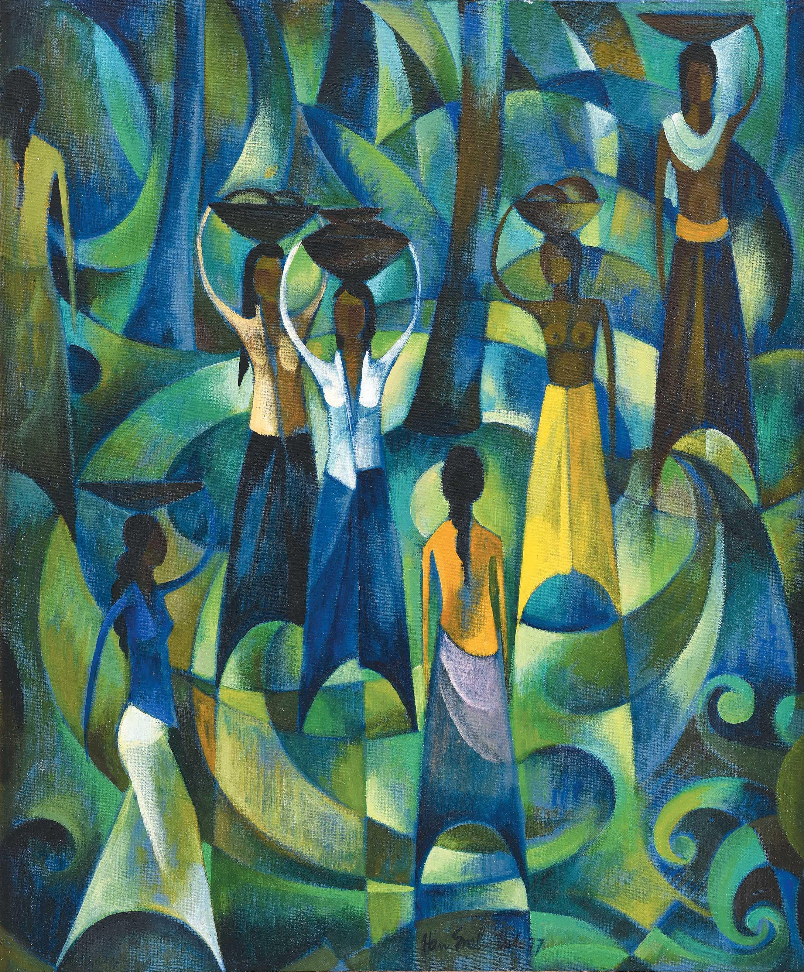 Han Snel - Market Scene