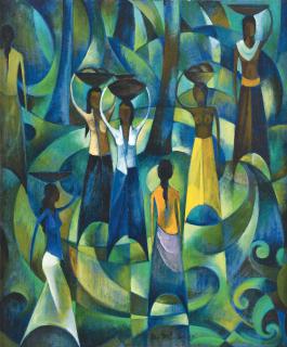 Han Snel - Market Scene