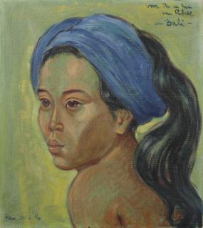 Han Snel - Portrait Of A Balinese Woman