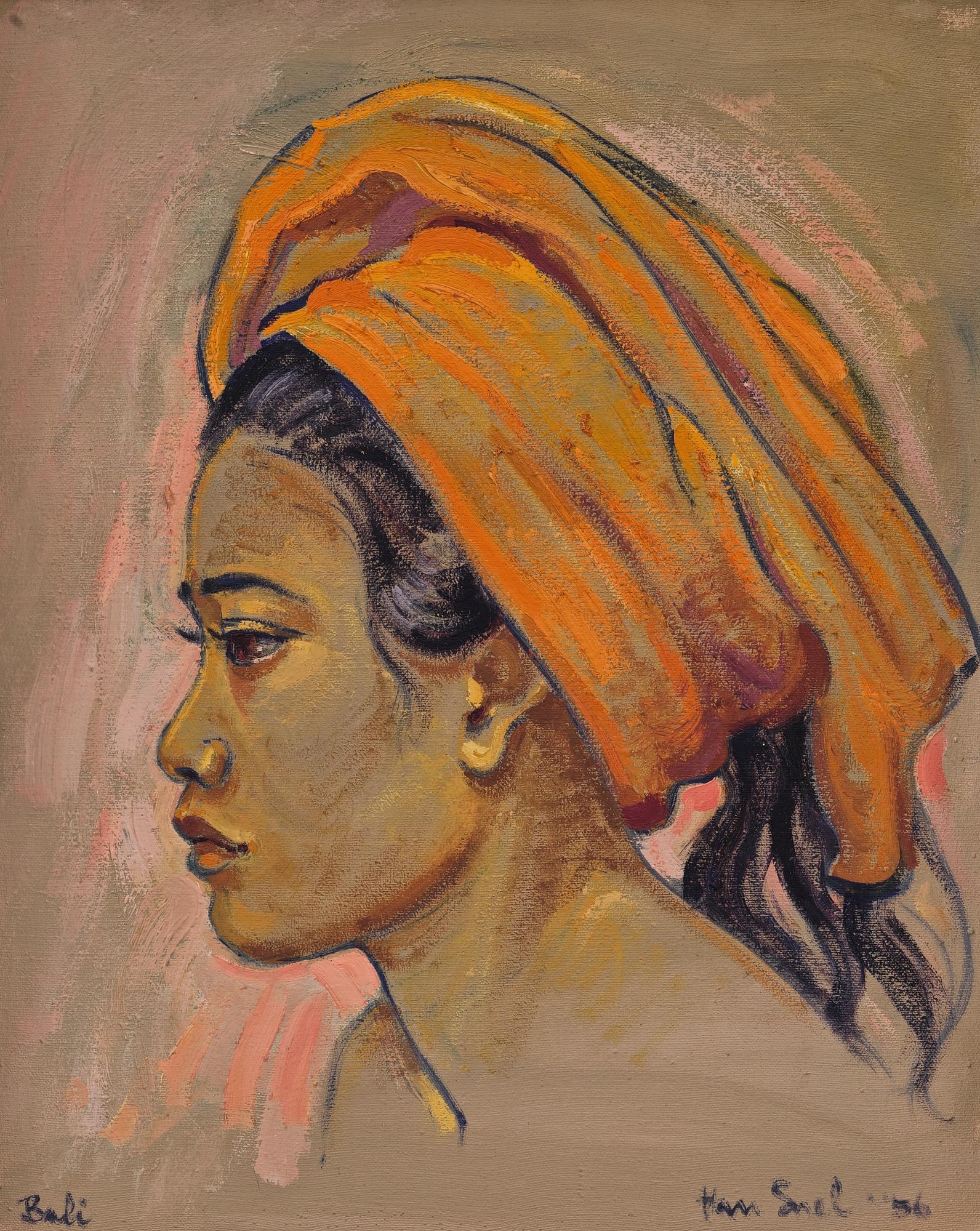 Han Snel - Portrait Of A Balinese Woman