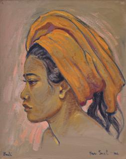 Han Snel - Portrait Of A Balinese Woman