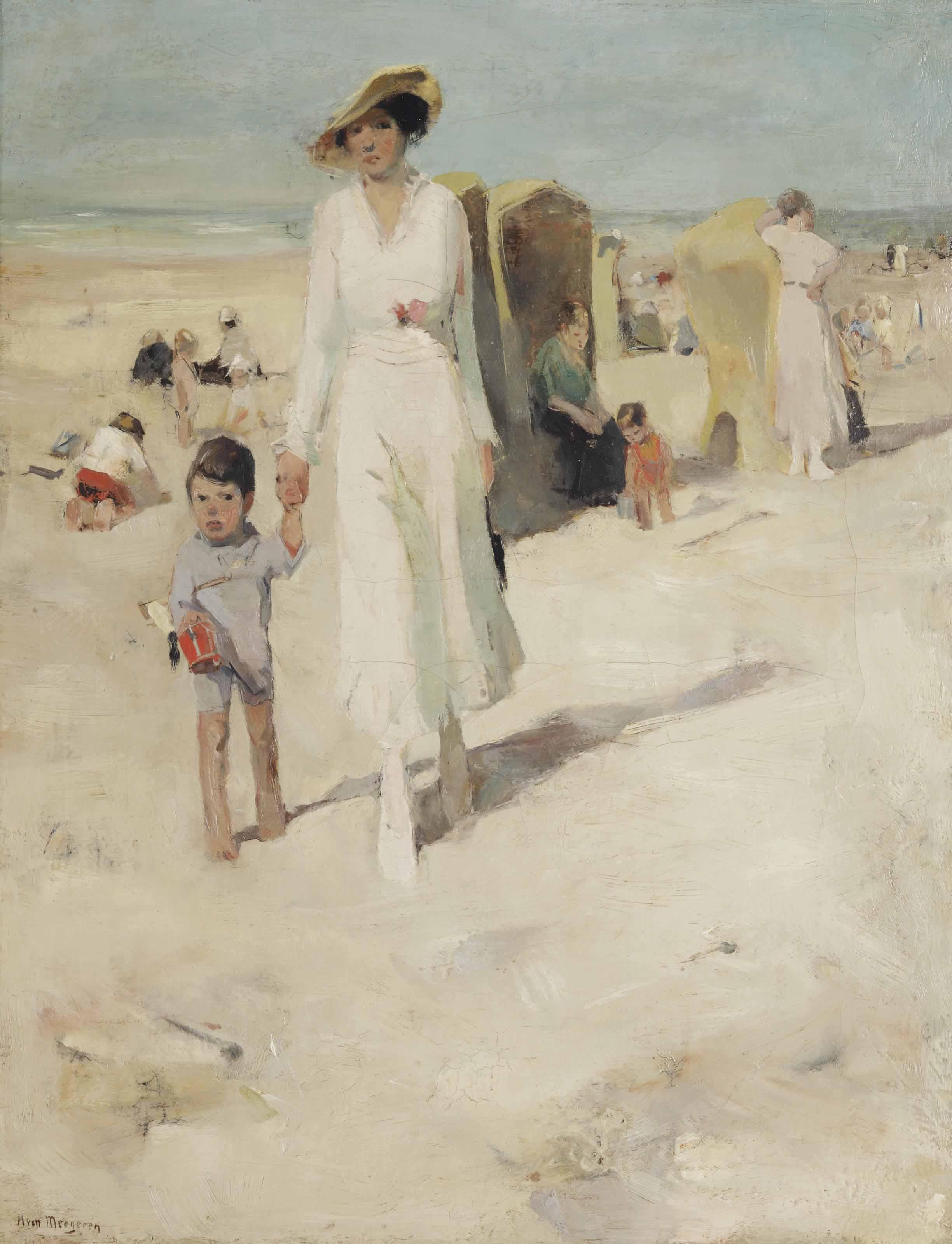 Han van Meegeren - Strolling On The Beach
