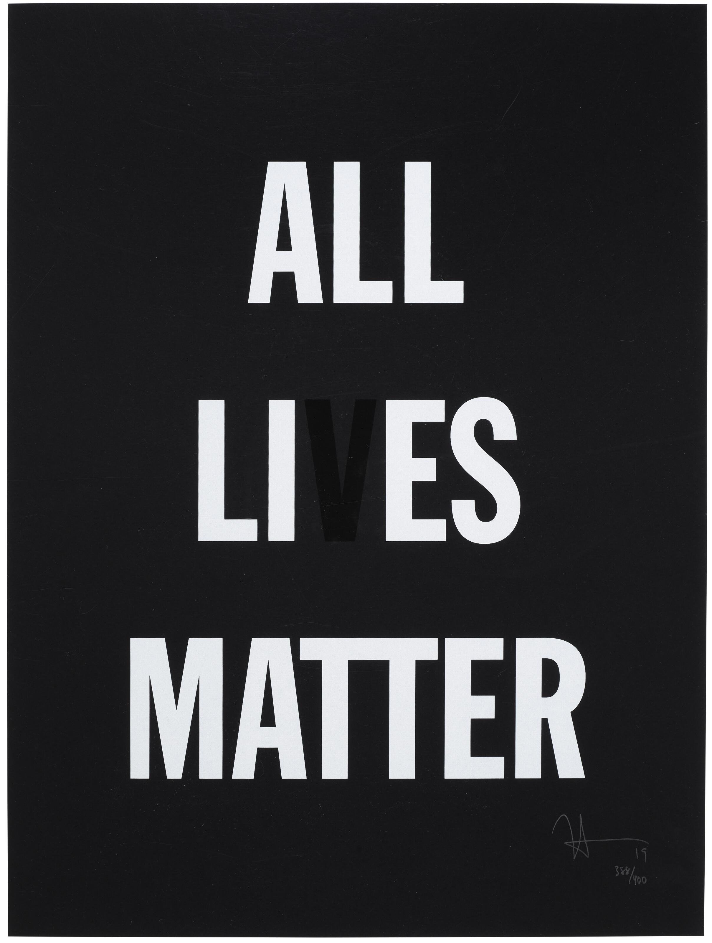Hank Willis Thomas - All Lies Matter