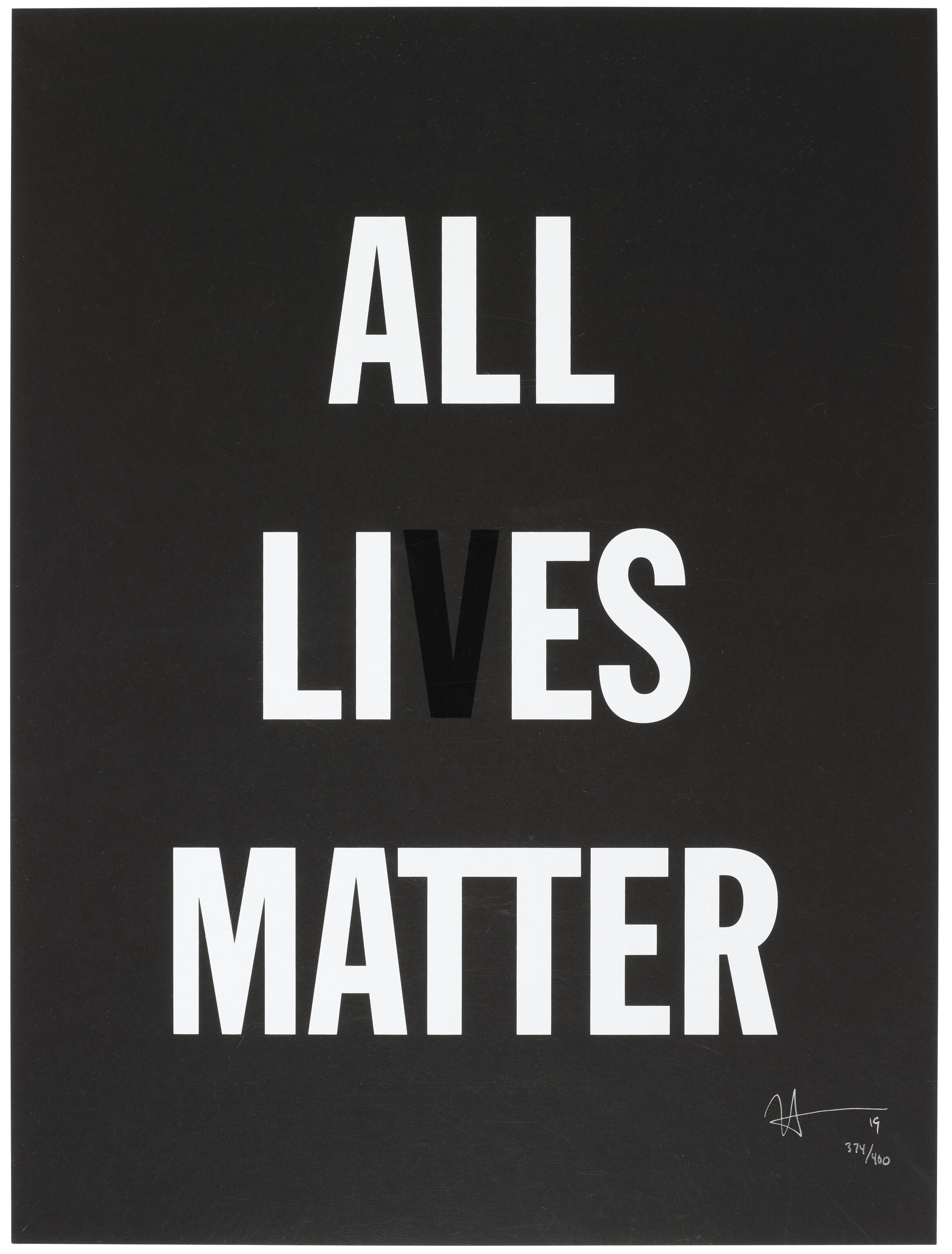 Hank Willis Thomas - All Lies Matter