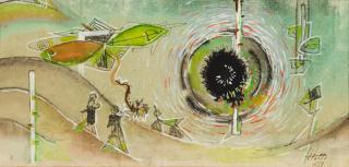 Hannah Höch - Fliegend In Raum (Flying In Space)