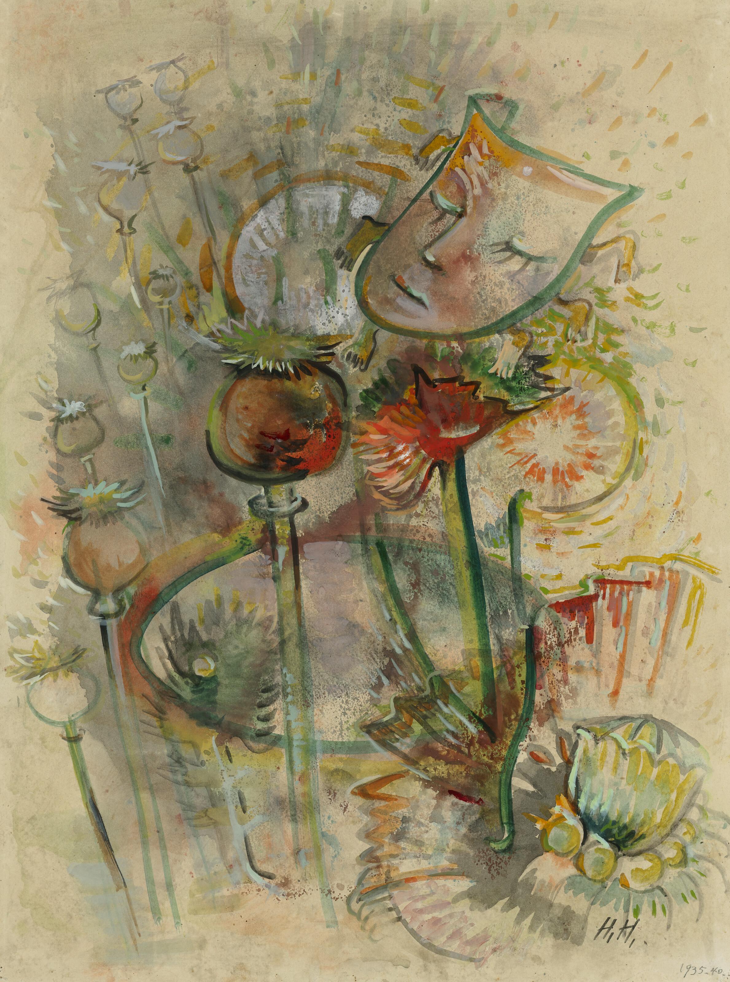 Hannah Höch - Maske und Mohn