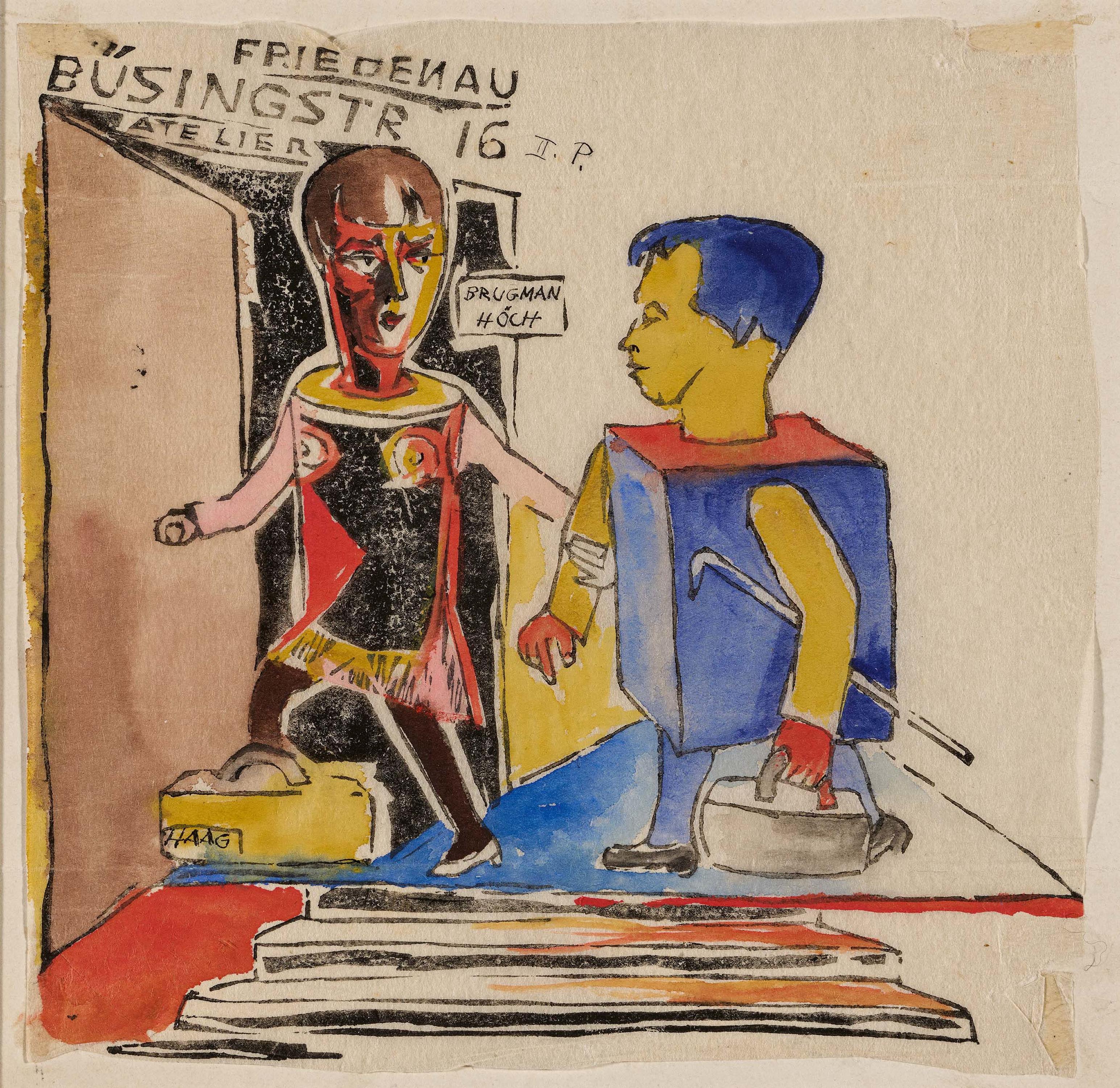 Hannah Höch - Ohne Titel (Ankündigung der Rückkehr von Hannah Höch und Til Brugmann nach Berlin).