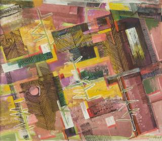 Hannah Höch - Ohne Titel (Das Dorf).