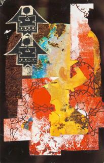 Hannah Höch - Ohne Titel (Zwei schwarze Engel).