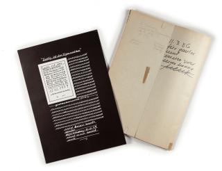 Hanne Darboven - Folge von 25 Bll.: „Lustig ist das Zigeunerleben“