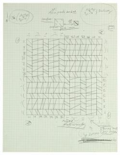 Hanne Darboven - Konstruktionszeichnung