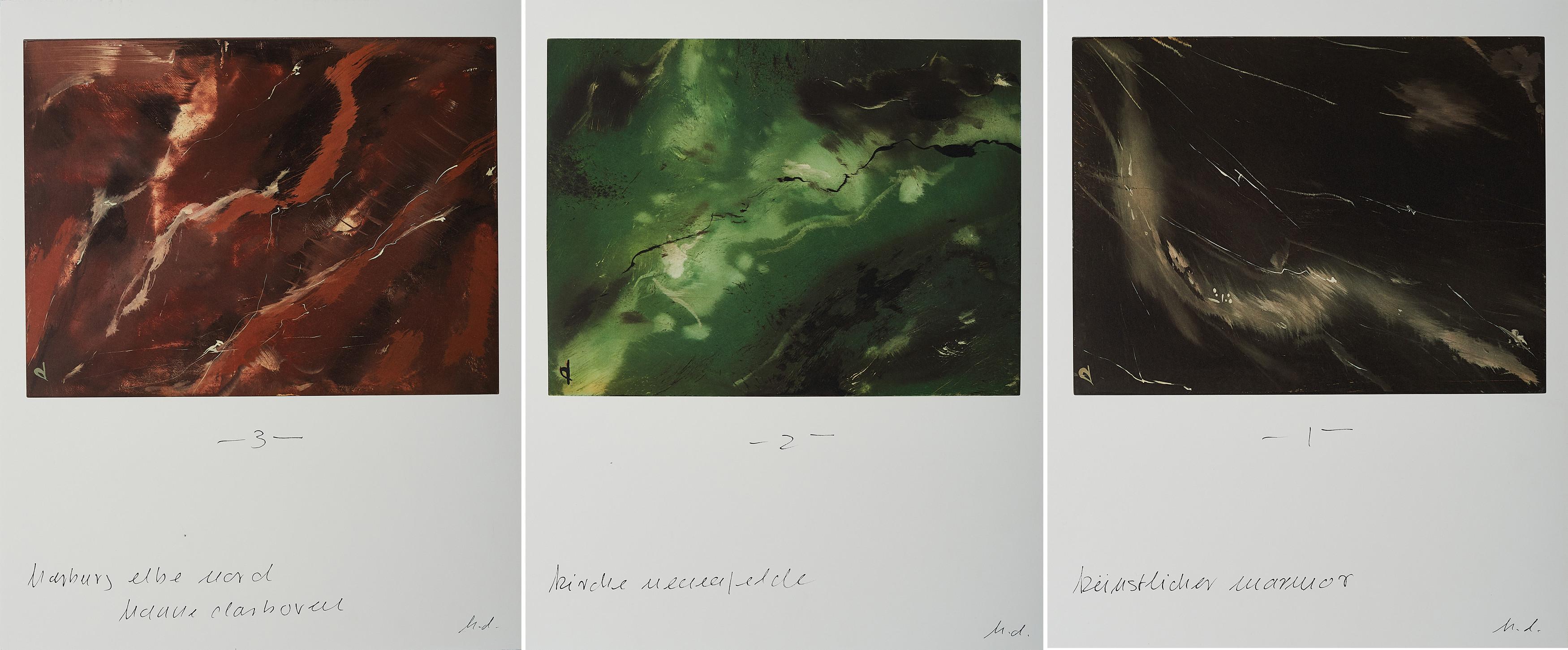 Hanne Darboven - Künstlicher Marmor / Neuenfelde / Hamburg Elbe Nord.