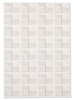 Hanne Darboven - Monate Mit Postkarten (Oktober 1990) (Months With Postcards (October 1990))