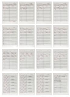 Hanne Darboven - Partitur (I, 1993) (Score (I, 1993))