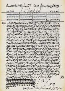 Hanne Darboven - Querschnitt 74