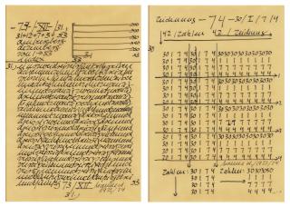 Hanne Darboven - Untitled