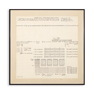 Hanne Darboven - Untitled