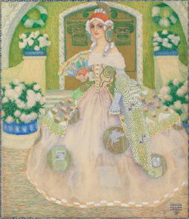 Hanns Pellar - Dame im Ballkleid