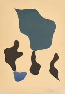 Hans Arp - Composition mit fünf Formen.