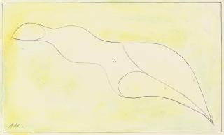 Hans Arp - Nu couché