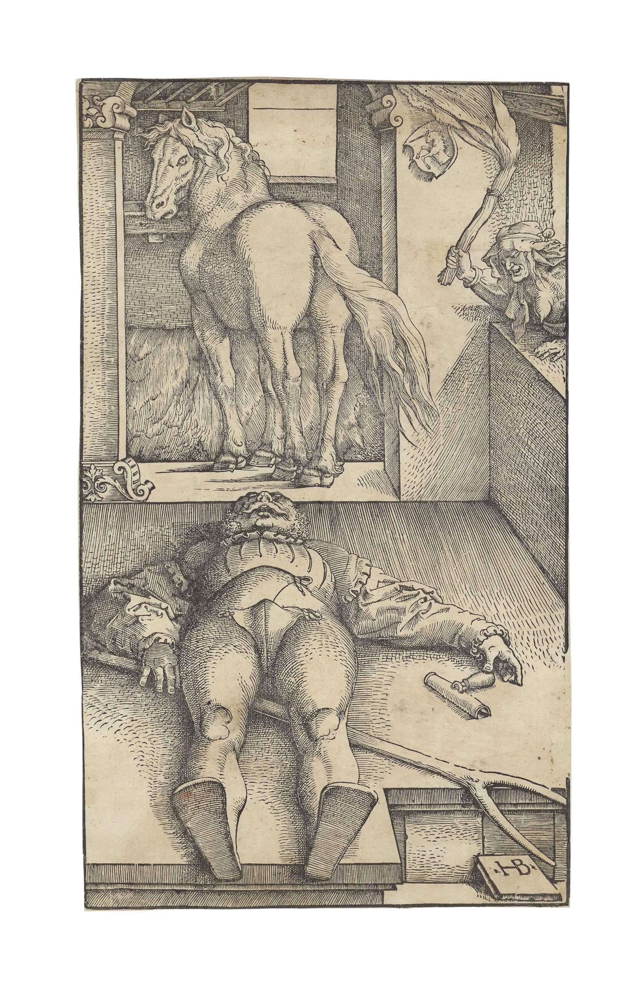 Hans Baldung, Called Grien - The Bewitched Groom