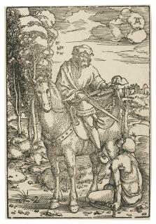 Hans Baldung Grien - Saint Martin on Horseback