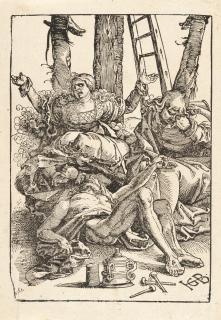Hans Baldung - 2 Bll.: Beweinung Christi – Christus an der Martersäule