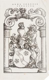 Hans Baldung - Arma Ioannis indagine (Rüstzeug und Wappen des Johann