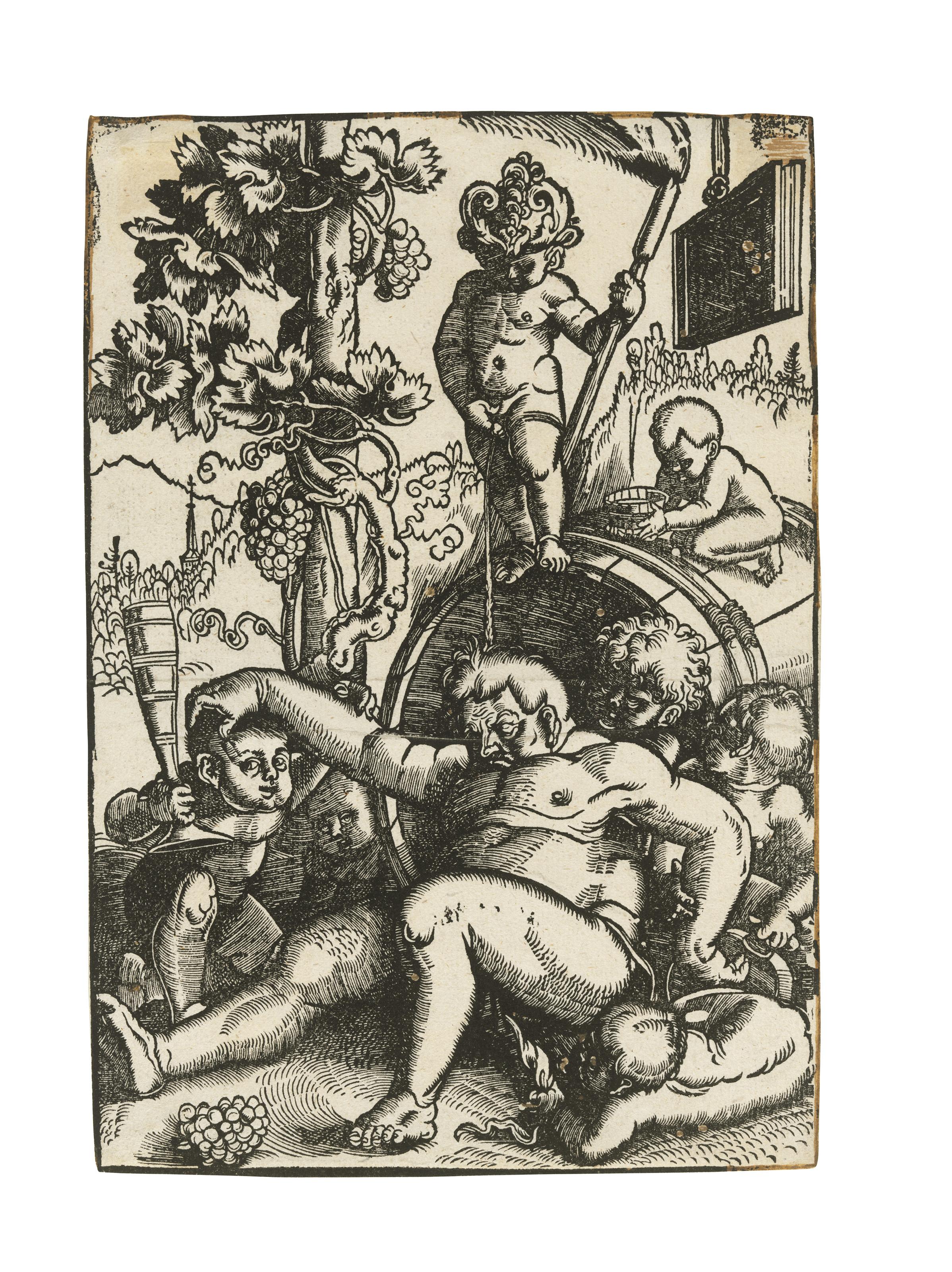 Hans Baldung - Drunken Bacchus