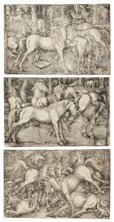 Hans Baldung - Groups of Horses
