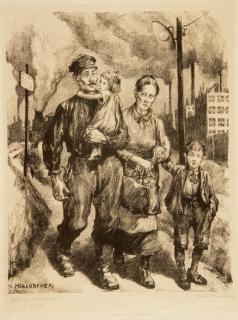 Hans Baluschek - 5 Bll. aus der Folge: Hans Baluschek – 6 Originallithographien.