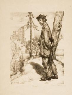 Hans Baluschek - 5 Bll.: Verschiedene Lithographien.