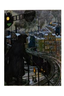 Hans Baluschek - „Arbeiterstadt“.