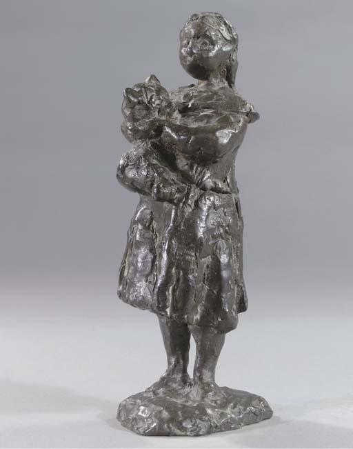 Hans Bayens - Girl With Teddy Bear