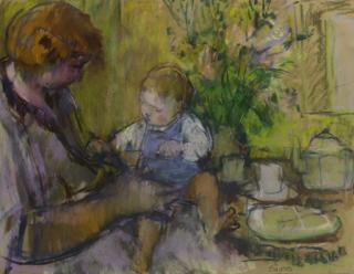Hans Bayens - Mother and child