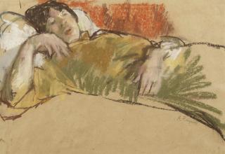 Hans Bayens - Reclining woman