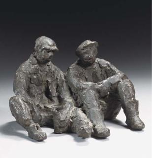 Hans Bayens - Schaftende Arbeiders