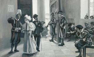 Hans Beat Wieland - Am Eingang zum Vatikan