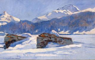 Hans Beat Wieland - Wintersonne Im Engadin, 1920