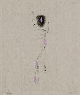 Hans Bellmer - 2 Bll.: Erotische Szene aus \