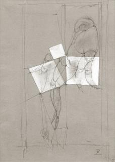 Hans Bellmer - Komposition 29.4 x 20.5cm (11 9/16 x 8 1/16in). (within the mount)