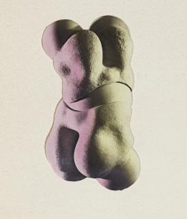 Hans Bellmer - La Poupée, Années 1940Vintage Silver Print, Hand-Coloured. Flush-Mounted On Original Paper Sheet. Mounted And Framed.