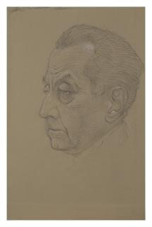 Hans Bellmer - Portrait de Man Ray