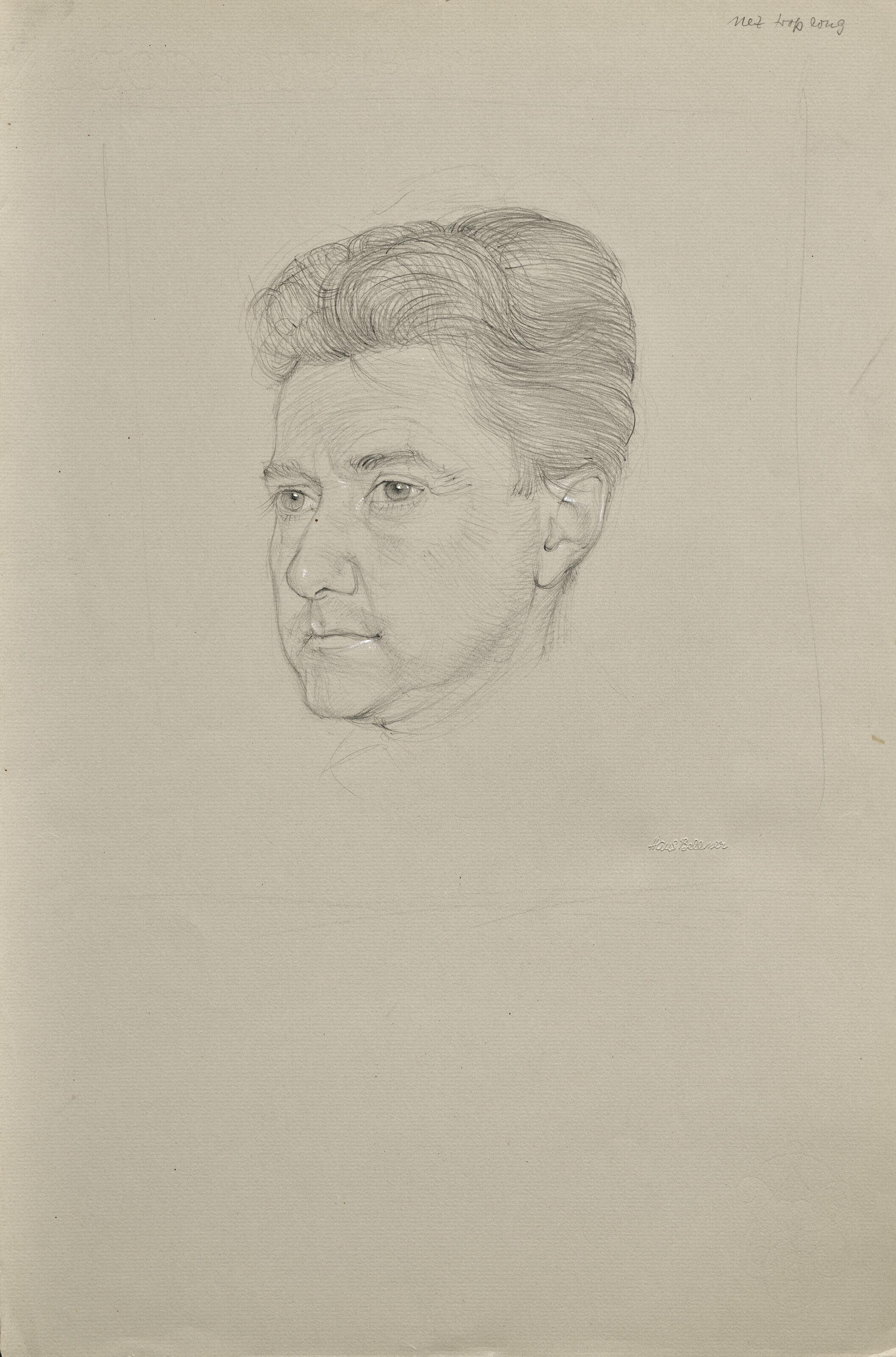 Hans Bellmer - Portrait de Roberto Matta