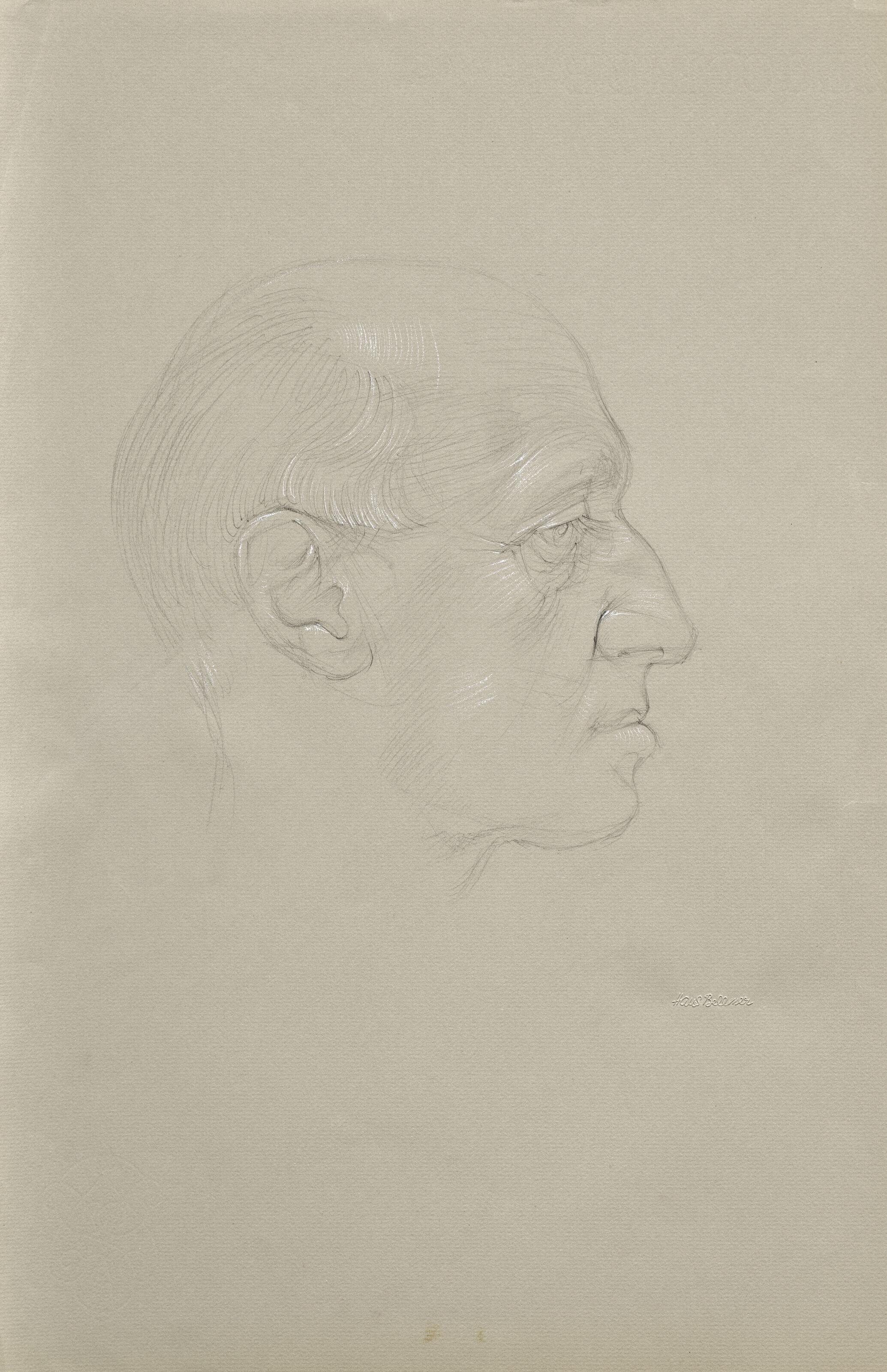 Hans Bellmer - Portrait de Victor Brauner