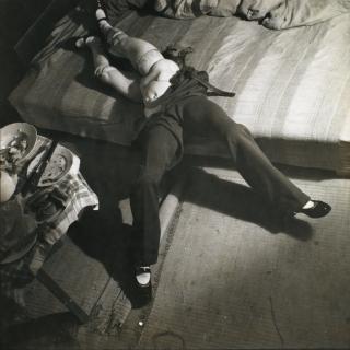 Hans Bellmer - Poupée Réversible En Repos, 1936Vintage Silver Print, Probably Printed Late 1940S/ Early 1950S. Mounted And Framed.